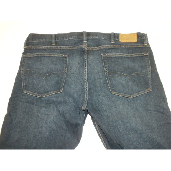 Polo Ralph Lauren Jeans Mens 40x32 Blue Denim Varick Slim Straight Dark Wash - Picture 5 of 15